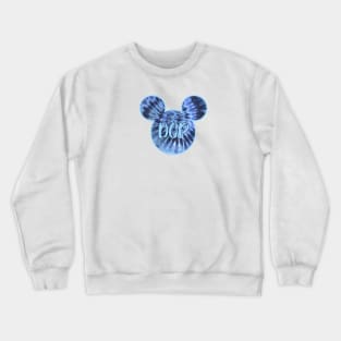 dcp college program ears tie dye Crewneck Sweatshirt